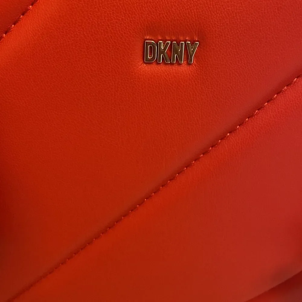 NWT DKNY Paige Md Satchel Crossbody Bag - Red - Valentine's Day